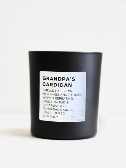 Grandpa's Cardigan Scented Soy Candle | Unfiltered Collection