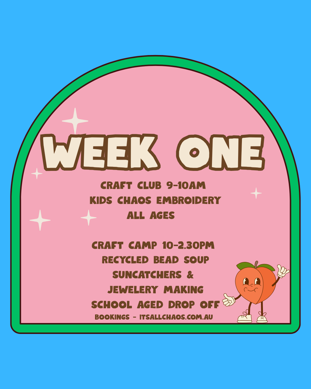 CRAFT CAMP WINTER 26 - WEEK ONE